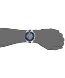 Guess Octane Chronograph Blue Dial Two Tone Steel Strap Watch for Men - W1046G2 Authentic Buy Shop Now