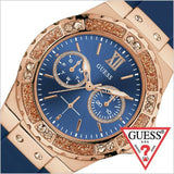 Guess Limelight Blue Dial Blue Silicone Strap Watch For Women - W1053L1 Authentic Buy Shop Now