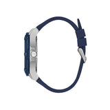 Guess Genesis Multi Function Analog Blue Dial Blue Rubber Strap Watch For Men - W1254G1 Authentic Buy Shop Now
