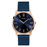 Guess Richmond Blue Dial Blue Mesh Bracelet Watch for Men - W1263G4 Authentic Buy Shop Now