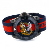 Gucci Dive Tiger Blue and Red Dial Blue Red Blue Nylon Strap Watch For Men - YA136215 Authentic Buy Shop Now