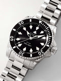 Gucci Dive Automatic Black Dial Silver Steel Strap Watch for Men - YA136353 Authentic Buy Shop Now