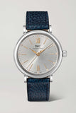 IWC Portofino Automatic Silver Dial Blue Leather Strap Watch for Women - IW357411 Authentic Buy Shop Now