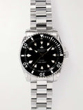 Gucci Dive Automatic Black Dial Silver Steel Strap Watch for Men - YA136353 Authentic Buy Shop Now