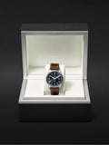 IWC Pilot's Mark XVIII Le Petit Prince Blue Dial Brown Leather Strap Watch for Men - IW327004 Authentic Buy Shop Now