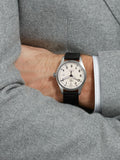 IWC Pilot's Watch Mark XVIII White Dial Black Leather Strap Watch for Men - IW327002 Authentic Buy Shop Now