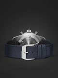 IWC Pilot's Automatic Chronograph 43mm Blue Dial Blue Calfskin Strap Watch for Men - IW377729 Authentic Buy Shop Now