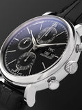 IWC Portofino Chronograph Black Dial Black Leather Strap Watch for Men - IW391008 Authentic Buy Shop Now