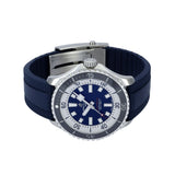 Breitling Superocean Automatic 44 Blue Dial Blue Rubber Strap Watch for Men - A17376211C1S1 Authentic Buy Shop Now