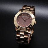Marc Jacobs Amy Grey Dial Two Tone Steel Strap Watch for Women - MBM3195 Authentic Buy Shop Now