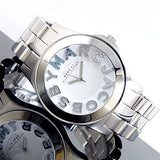 Marc Jacobs Rivera White Dial Silver Steel Strap Watch for Women - MBM3136 Authentic Buy Shop Now