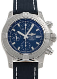 Breitling Avenger Chronograph 43 Blue Dial Blue Nylon Strap Watch for Men - A13385101C1X1 Authentic Buy Shop Now