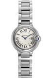 Cartier Ballon Bleu De Cartier White Dial Silver Steel Strap Watch for Women - W69010Z4 Authentic Buy Shop Now