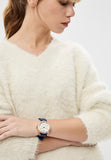 Guess Swirl Analog Quartz White Dial Blue Rubber Strap Watch for Women - W1096L4 Authentic Buy Shop Now