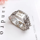 Guess Mod Heavy Metal Diamonds Silver Dial Silver Steel Strap Watch for Women - W95088L1 Authentic Buy Shop Now
