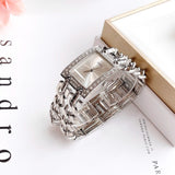 Guess Mod Heavy Metal Diamonds Silver Dial Silver Steel Strap Watch for Women - W95088L1 Authentic Buy Shop Now