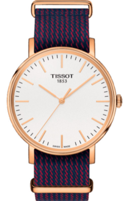 Tissot T Classic Everytime Medium White Dial Two Tone NATO Strap Watch for Men - T109.410.38.031.00 Authentic Buy Shop Now
