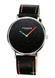 Coach Perry Black Dial Black Leather Strap Watch for Women - 14503033 Authentic Buy Shop Now