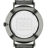 Coach Charles Black Dial Grey Mesh Bracelet Watch for Men - 14602145 Authentic Buy Shop Now