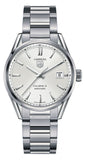 Tag Heuer Carrera Automatic Caliber 5 White Dial Silver Steel Strap Watch for Men - WAR211B.BA0782 Authentic Buy Shop Now