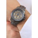 Maserati Successo Chronograph Gray Dial Gray Steel Strap Watch For Men - R8873621007 Authentic Buy Shop Now