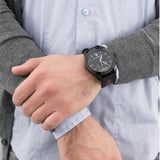 Maserati Traguardo Chronograph Black Dial Black Rubber Strap Watch For Men - R8871612004 Authentic Buy Shop Now