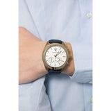 Maserati Traguardo Chronograph Grey Dial Leather Strap Men's Watch - R8871612016 Authentic Buy Shop Now
