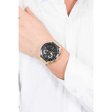Maserati Traguardo 45mm Quartz Gold Black Dial Watch For Men - R8873612010 Authentic Buy Shop Now