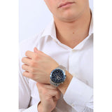 Maserati Traguardo Chronograph Blue Dial 45mm Stainless Steel Watch For Men - R8873612043 Authentic Buy Shop Now