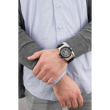 Maserati Potenza Black & Rose Gold Dial Black Rubber Strap Watch For Men - R8851108002 Authentic Buy Shop Now