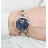 Maserati Tradizione Blue Dial Two Tone Steel Strap Watch For Men - R8853125001 Authentic Buy Shop Now