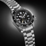 Seiko Prosprex Dark Depths GMT Automatic Black Dial Silver Steel Strap Watch For Men - SPB383J1 Authentic Buy Shop Now