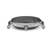 Daniel Wellington Classic Petite Sterling Black Dial Silver Mesh Bracelet Watch For Women - DW00100162 Authentic Buy Shop Now