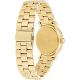 Marc Jacobs Baker White Dial Gold Steel Strap Watch for Women - MBM3243 Authentic Buy Shop Now