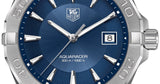 Tag Heuer Aquaracer Quartz Blue Dial Silver Steel Strap Watch for Men - WAY1112.BA0928 Authentic Buy Shop Now