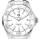 Tag Heuer Aquaracer Quartz White Dial Two Tone Steel Strap Watch Women - WAY131B.BA0914 Authentic Buy Shop Now