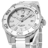Tag Heuer Aquaracer Quartz White Dial Two Tone Steel Strap Watch Women - WAY131B.BA0914 Authentic Buy Shop Now