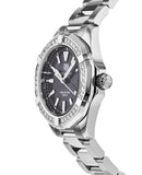 Tag Heuer Aquaracer Quartz Diamonds Black Dial Silver Steel Strap Watch for Women - WAY131P.BA0748 Authentic Buy Shop Now