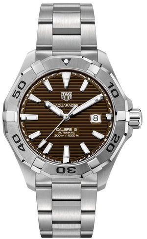 Tag Heuer Aquaracer Sunray Brown Dial Watch for Men - WAY2018.BA0927 Authentic Buy Shop Now