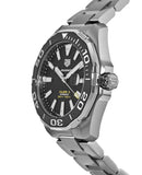 Tag Heuer Aquaracer Black Dial Silver Steel Strap Strap Watch for Men - WAY201A.BA0927 Authentic Buy Shop Now