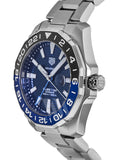 Tag Heuer Aquaracer GMT Calibre 6 Automatic Blue Dial Silver Steel Strap Watch for Men - WAY201T.BA0927 Authentic Buy Shop Now