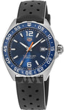 Tag Heuer Formula 1 Chronograph Black Dial Black Rubber Strap Watch for Men - WAZ1010.FT8024 Authentic Buy Shop Now