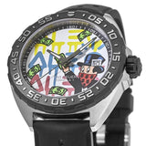 Tag Heuer Formula 1 Alec Monopoly Special Edition Black Rubber Strap Watch for Men - WAZ1119.FT8023 Authentic Buy Shop Now