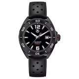 Tag Heuer Formula 1 Automatic Black Dial Black Rubber Strap Watch for Men - WAZ2115.FT8023 Authentic Buy Shop Now