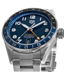 Tag Heuer Autavia Cosc GMT Automatic Blue Dial Silver Steel Strap Watch for Men - WBE511A.BA0650 Authentic Buy Shop Now