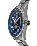Tag Heuer Autavia Cosc GMT Automatic Blue Dial Silver Steel Strap Watch for Men - WBE511A.BA0650 Authentic Buy Shop Now