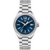 Tag Heuer Formula 1 Quartz Diamonds Blue Dial Silver Steel Strap Watch for Women - WBJ1316.BA0666 Authentic Buy Shop Now
