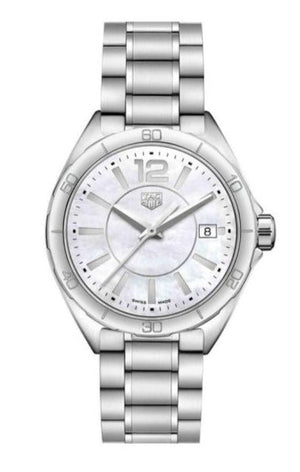 Tag Heuer Formula 1 Mother of Pearl White Dial Silver Steel Strap Watch for Women - WBJ1318.BA0666 Authentic Buy Shop Now