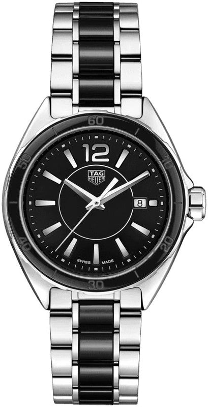 Tag Heuer Formula 1 Quartz Black Dial Two Tone Steel Strap Watch for Women - WBJ141AA.BA0973 Authentic Buy Shop Now