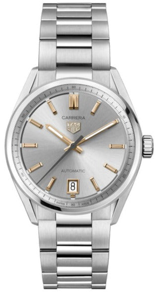 Tag Heuer Carrera Date Silver Dial Silver Steel Strap Watch for Women - WBN2310.BA0001 Authentic Buy Shop Now